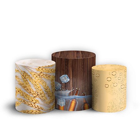 Capas Trio Cilindro Sublimado Vest Facil - Boteco