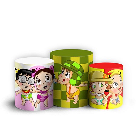 Capas Trio Cilindro Sublimado Vest Facil - Chaves