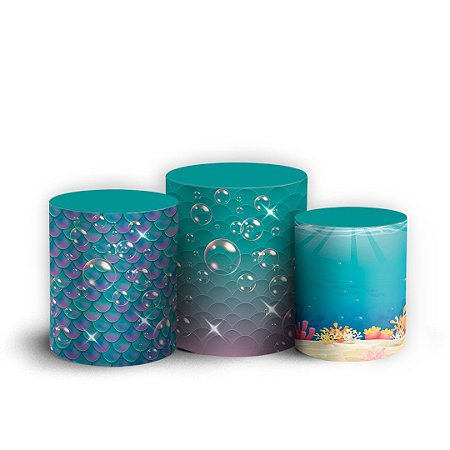 Capas Trio Cilindro Sublimado Vest Facil - Ariel