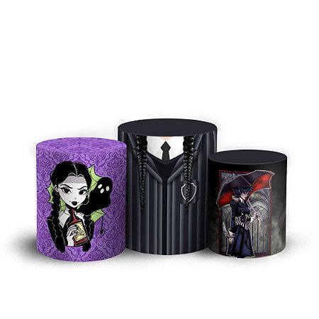 Capas Trio Cilindro Sublimado Vest Facil - Wandinha