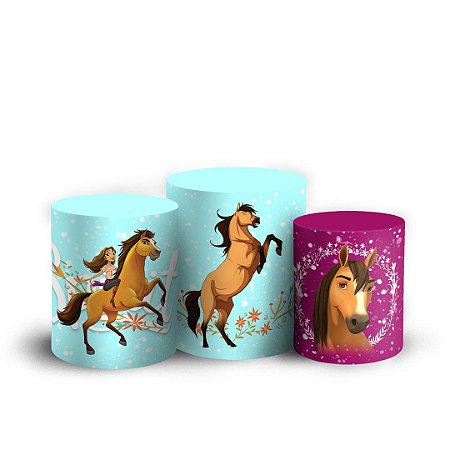 Capas Trio Cilindro Sublimado Vest Facil - Spirit