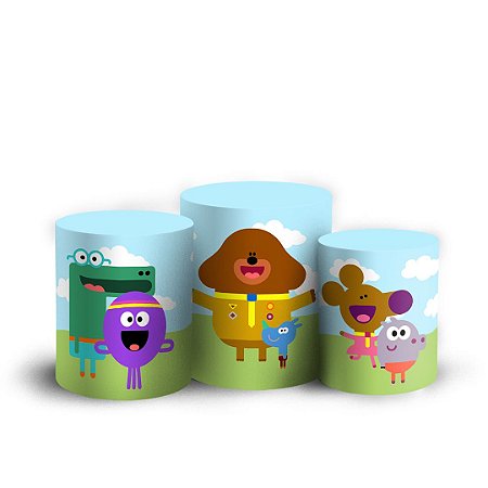 Capas Trio Cilindro Sublimado Vest Facil - Hey Duggee