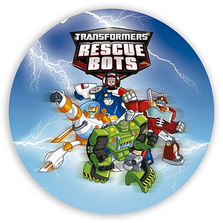 Capa Painel Redondo Sublimado - Transformers