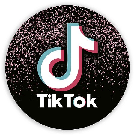 Capa Painel Redondo Sublimado - TikTok