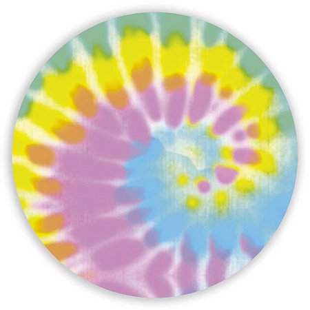 Capa Painel Redondo Sublimado - Tie Dye