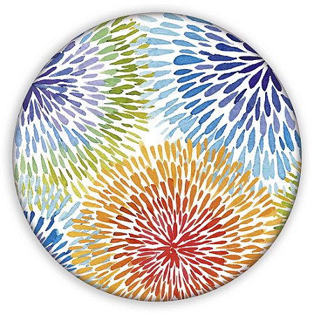 Capa Painel Redondo Sublimado - Tie Dye