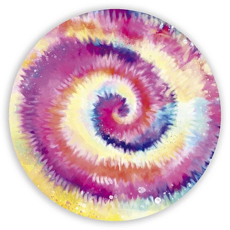 Capa Painel Redondo Sublimado - Tie Dye