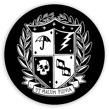 Painel Redondo - The Umbrella Academy - Sublimado 3D