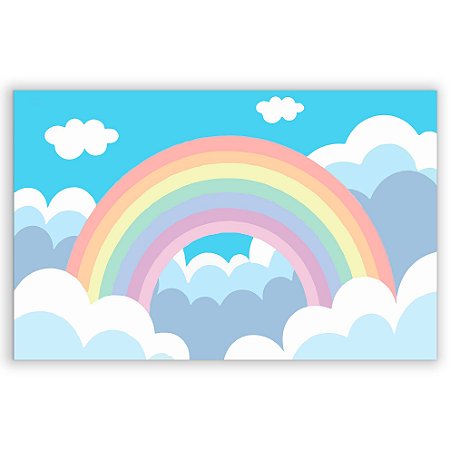 Capa Painel Retangular Sublimado - Arco Iris