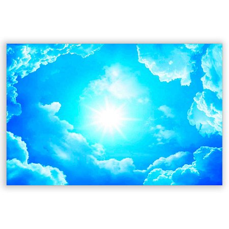 Capa Painel Retangular Sublimado - Nuvem