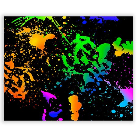 Capa Painel Retangular Sublimado - Neon