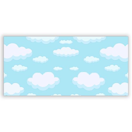 Capa Painel Retangular Sublimado - Nuvem