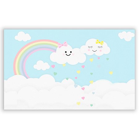 Capa Painel Retangular Sublimado - Chuva de Amor