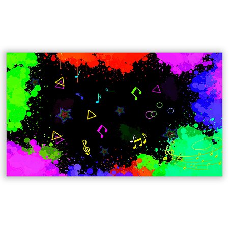 Capa Painel Retangular Sublimado - Neon