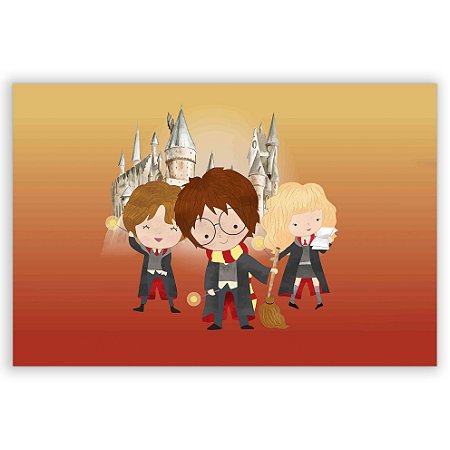 Capa Painel Retangular Sublimado - Harry Potter