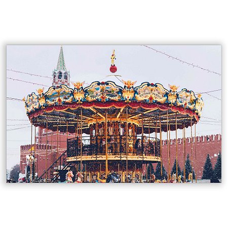 Capa Painel Retangular Sublimado - Carrossel