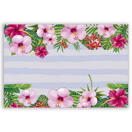 Capa Painel Retangular Sublimado - Floral