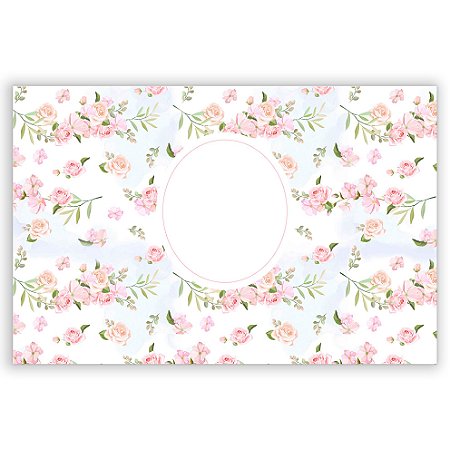 Capa Painel Retangular Sublimado - Floral