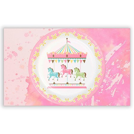 Capa Painel Retangular Sublimado - Carrossel