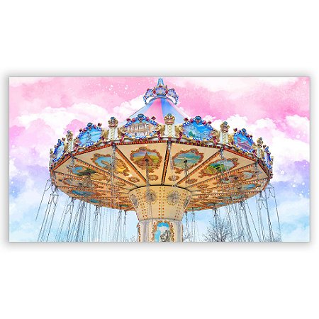 Capa Painel Retangular Sublimado - Carrossel