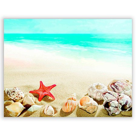 Capa Painel Retangular Sublimado - Praia