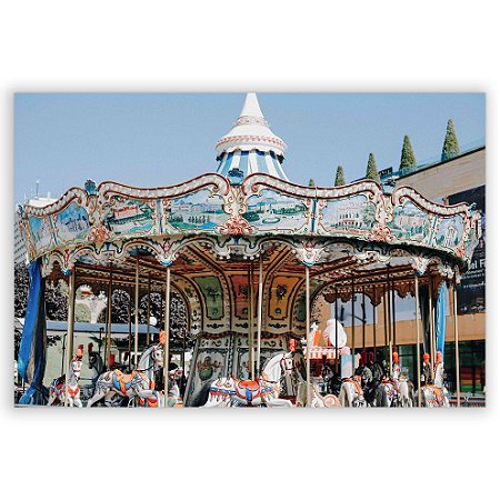 Capa Painel Retangular Sublimado - Carrossel