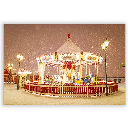 Capa Painel Retangular Sublimado - Carrossel