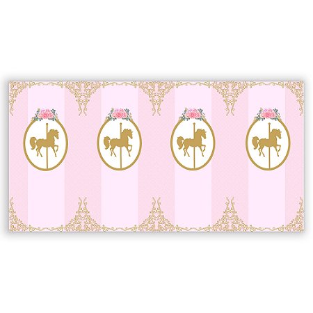 Capa Painel Retangular Sublimado - Carrossel