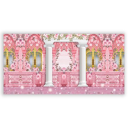 Capa Painel Retangular Sublimado - Floral Parede