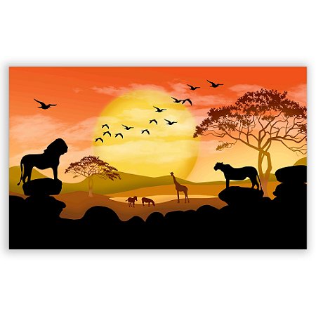 Capa Painel Retangular Sublimado - Safari