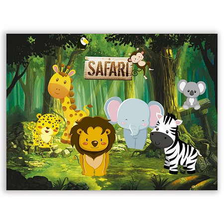 Capa Painel Retangular Sublimado - Safari