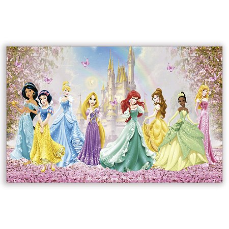 Capa Painel Retangular Sublimado - Princesas