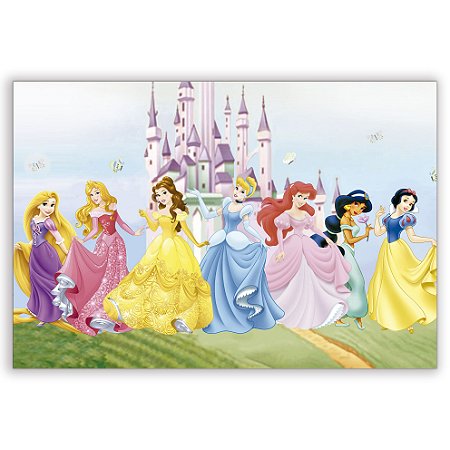 Capa Painel Retangular Sublimado - Princesas