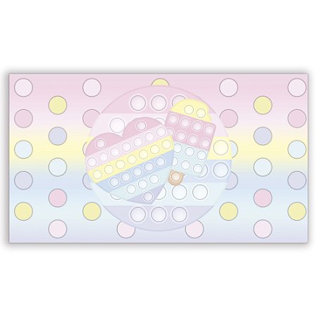 Capa Painel Retangular Sublimado - Pop It Fidget Toys