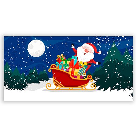Capa Painel Retangular Sublimado - Natal