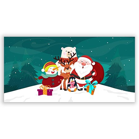 Capa Painel Retangular Sublimado - Natal