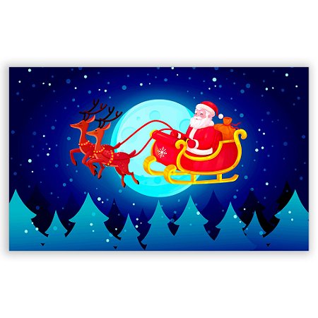 Capa Painel Retangular Sublimado - Natal