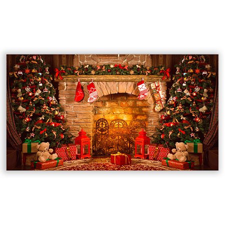 Capa Painel Retangular Sublimado - Natal
