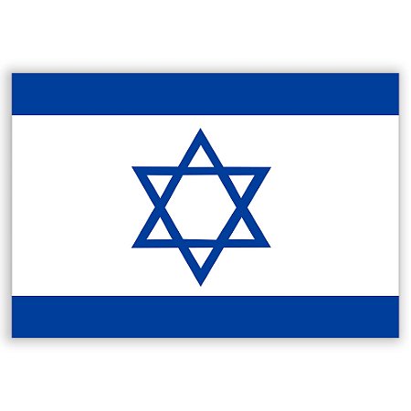 Capa Painel Retangular Sublimado - Bandeira de Israel