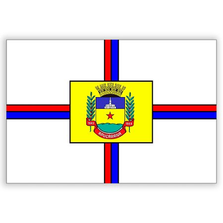 Capa Painel Retangular Sublimado - Bandeira de Apucarana