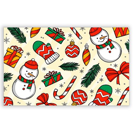 Capa Painel Retangular Sublimado - Natal