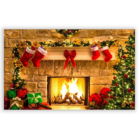 Capa Painel Retangular Sublimado - Natal