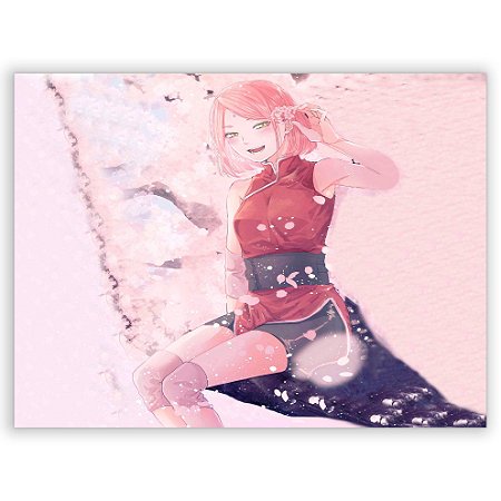 Capa Painel Retangular Sublimado - Naruto