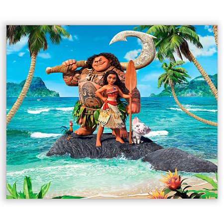 Capa Painel Retangular Sublimado - Moana