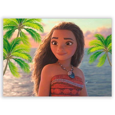 Capa Painel Retangular Sublimado - Moana