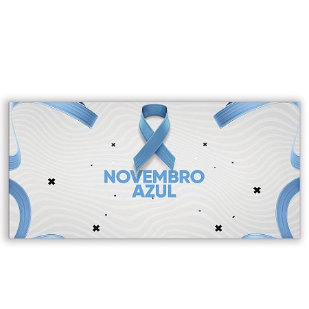 Capa Painel Retangular Sublimado - Novembro Azul