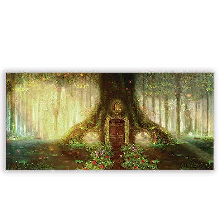 Painel Retangular - Floresta Encantada - Sublimado 3D