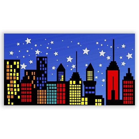 Capa Painel Retangular Sublimado - Predios