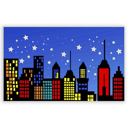 Capa Painel Retangular Sublimado - Predios