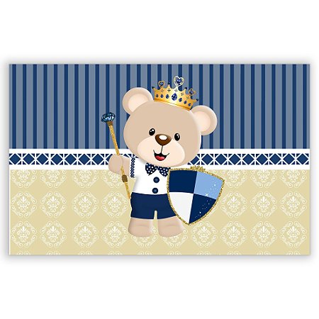 Capa Painel Retangular Sublimado - Príncipe Urso